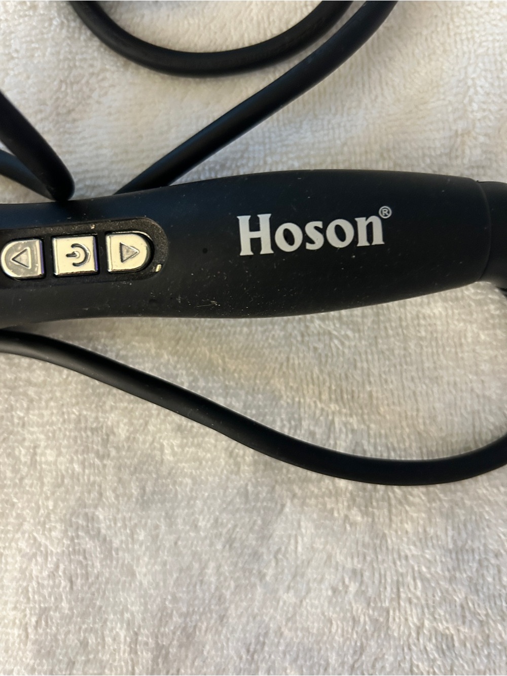 Black Hair Styling Iron - Black